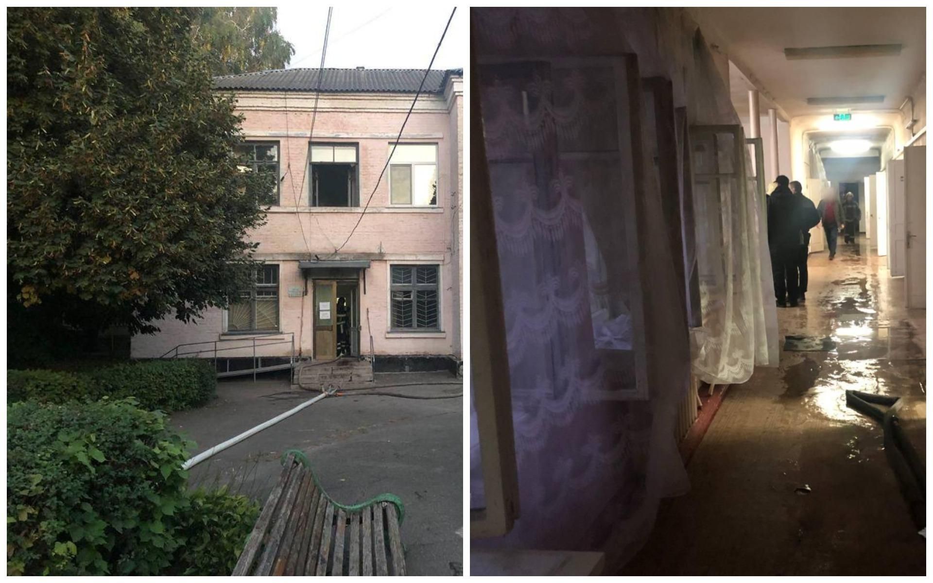 У Білій Церкві спалахнула пожежа у лікарні: одна жінка померла – фото з місця трагедії - Новини Київ - Київ