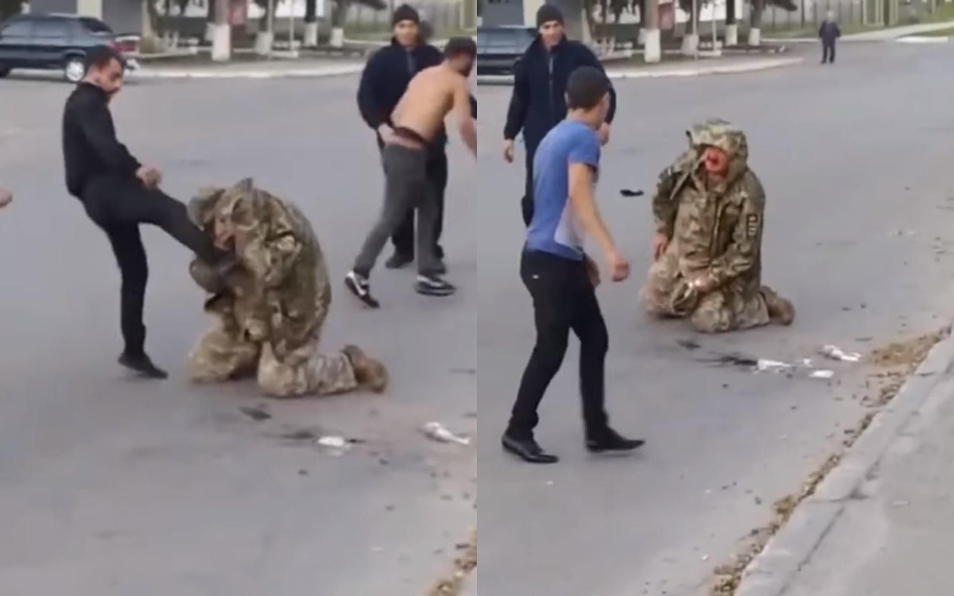 Просив п'яних відійти від нього: на Волині ветерана АТО побили на зупинці – шокуюче відео - новини АТО - 24 Канал Просив п'яних відійти від нього: на Волині ветерана АТО побили на зупинці – шокуюче відео - новини АТО - 24 Канал