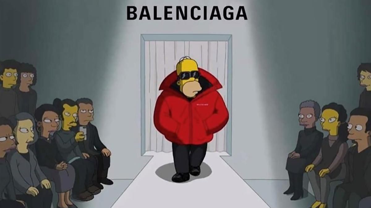 Колекцію Balenciaga весна – літо 2022 показали у мультфільмі Simpsons: фото і відео