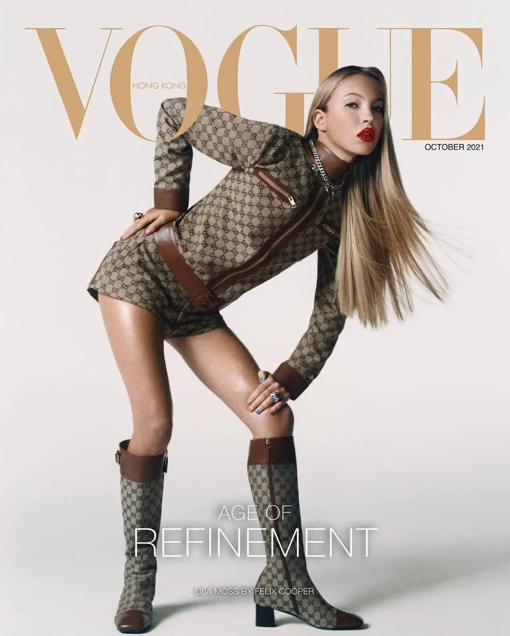 Ліла Мосс знялася для глянцю Vogue Hong Kong