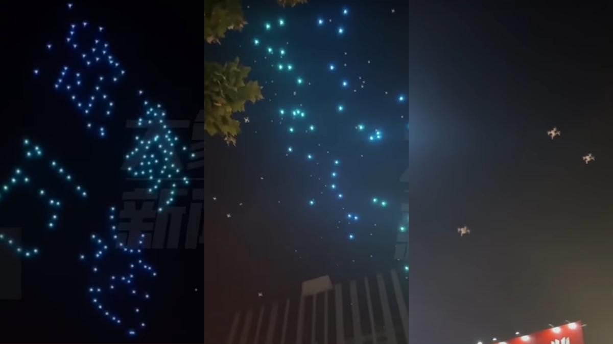 В Китае во время светового шоу десятки беспилотников вдруг отключились и полетели на зрителей В Китае во время светового шоу десятки беспилотников вдруг отключились и полетели на зрителей