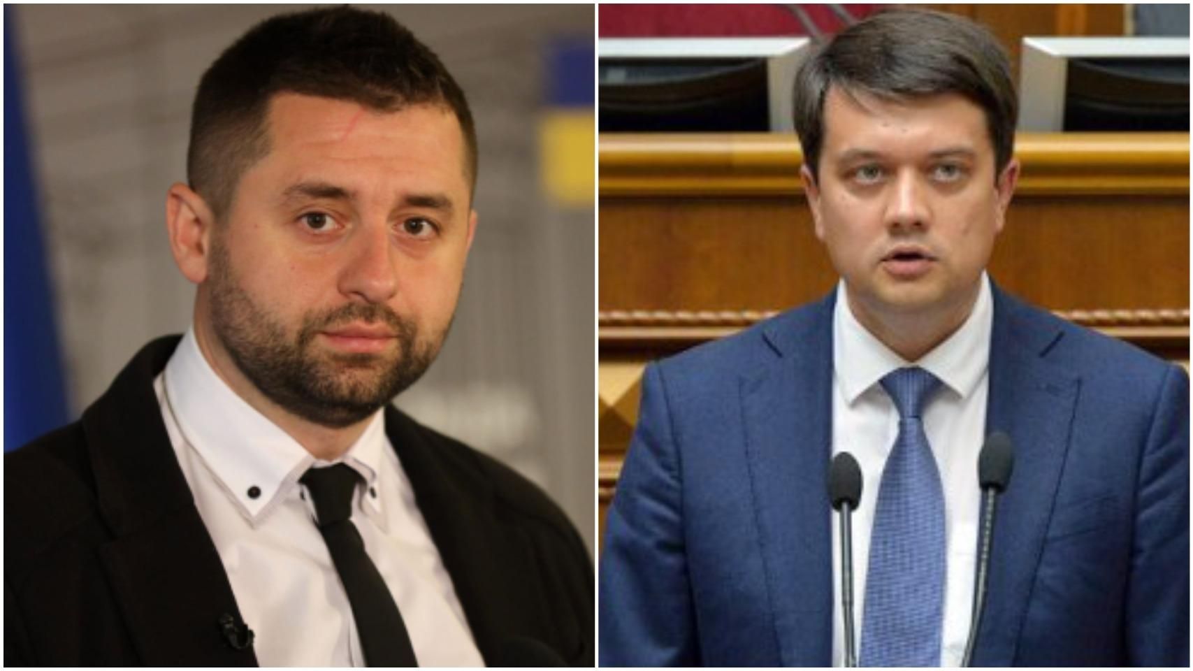 Разумков привел в партию "Слуга народа" всего 3 человека, – Арахамия