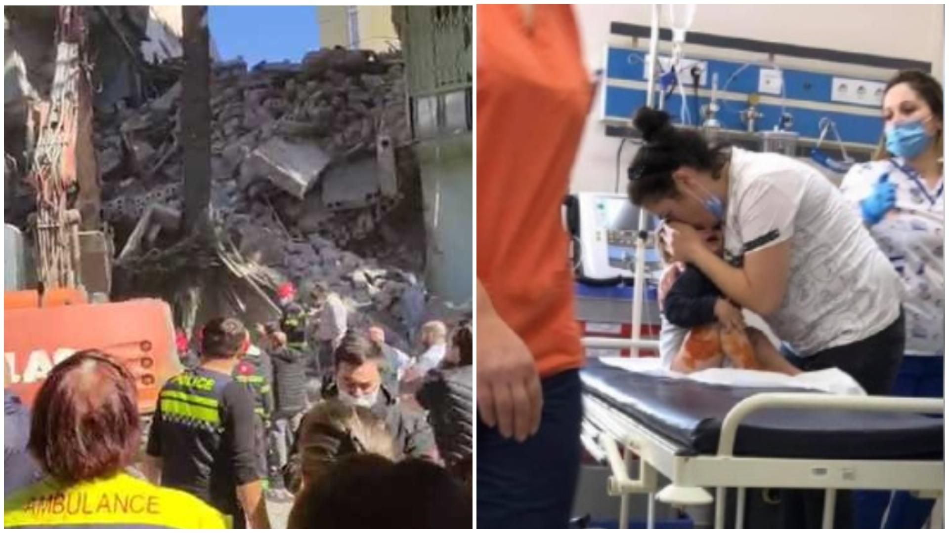 "Я застряг під великим бетоном": люди з-під завалів у Батумі просять допомоги, врятували дитину - Грузія новини - 24 Канал