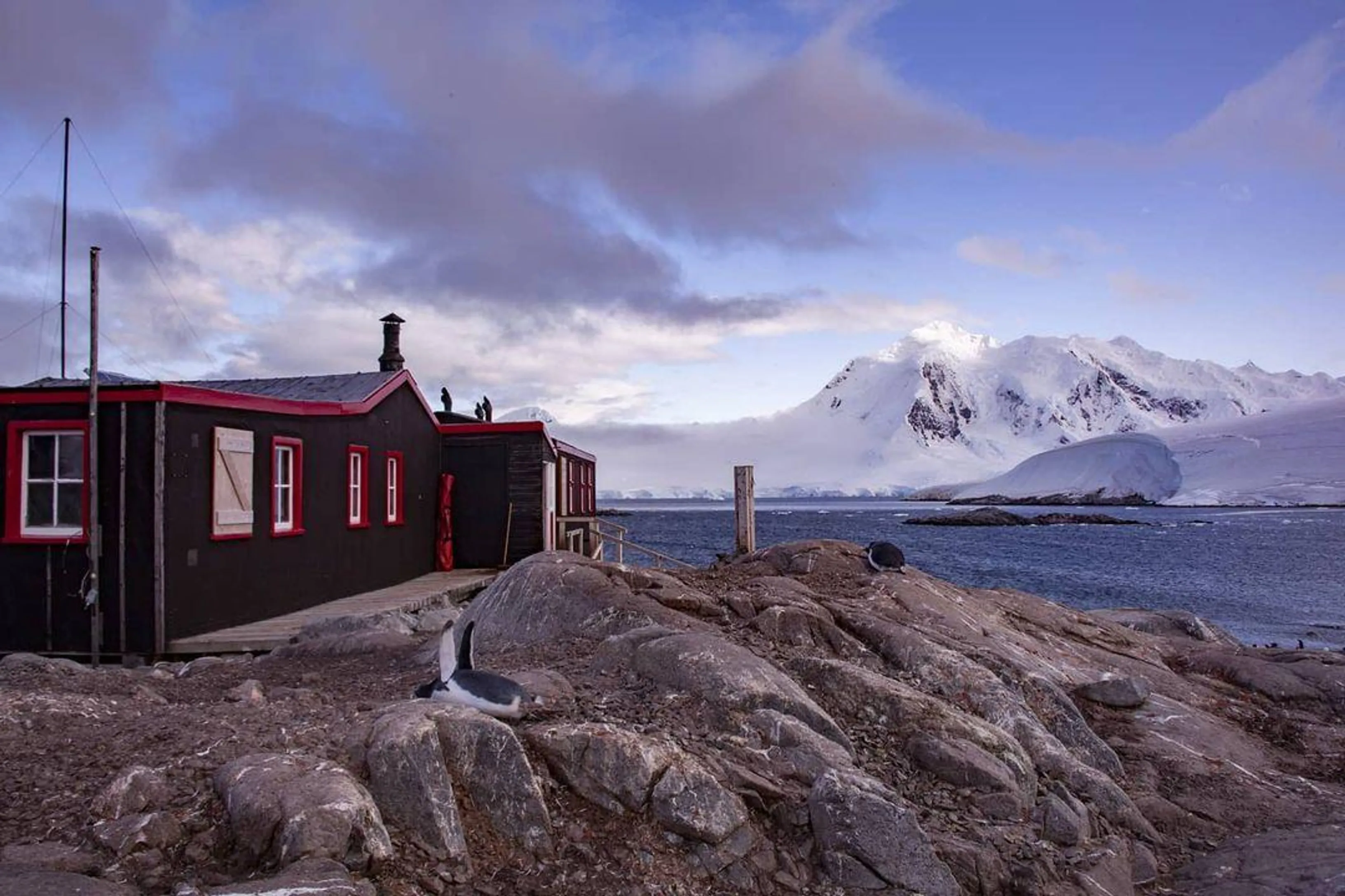 Почтовое отделение в Антарктиде 
