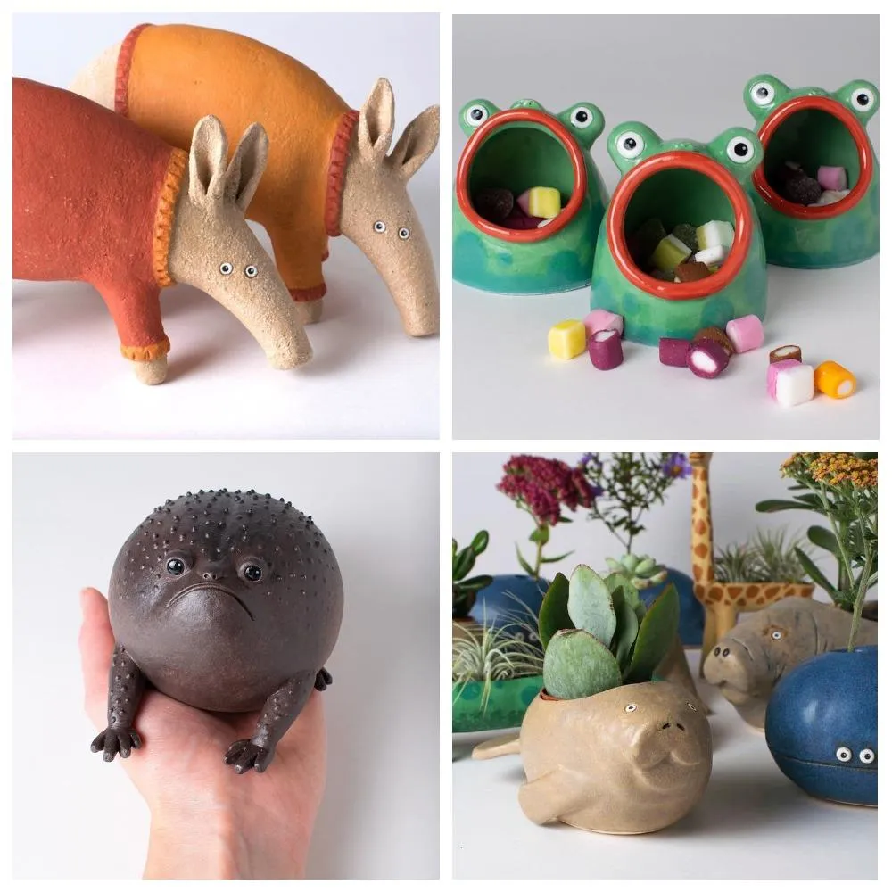Глиняні фігурки тварин Глиняні фігурки тварин