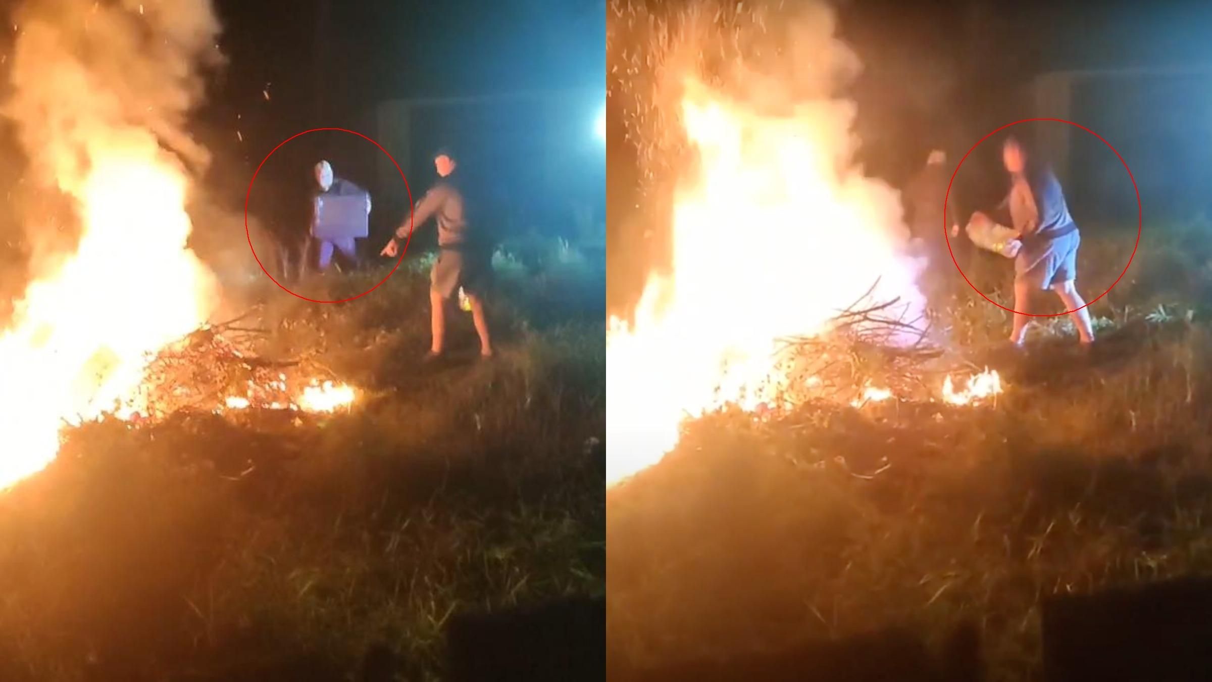 Контрабандисты жгли ящики сигарет, когда их накрыли пограничники: курьезное видео Контрабандисты жгли ящики сигарет, когда их накрыли пограничники: курьезное видео