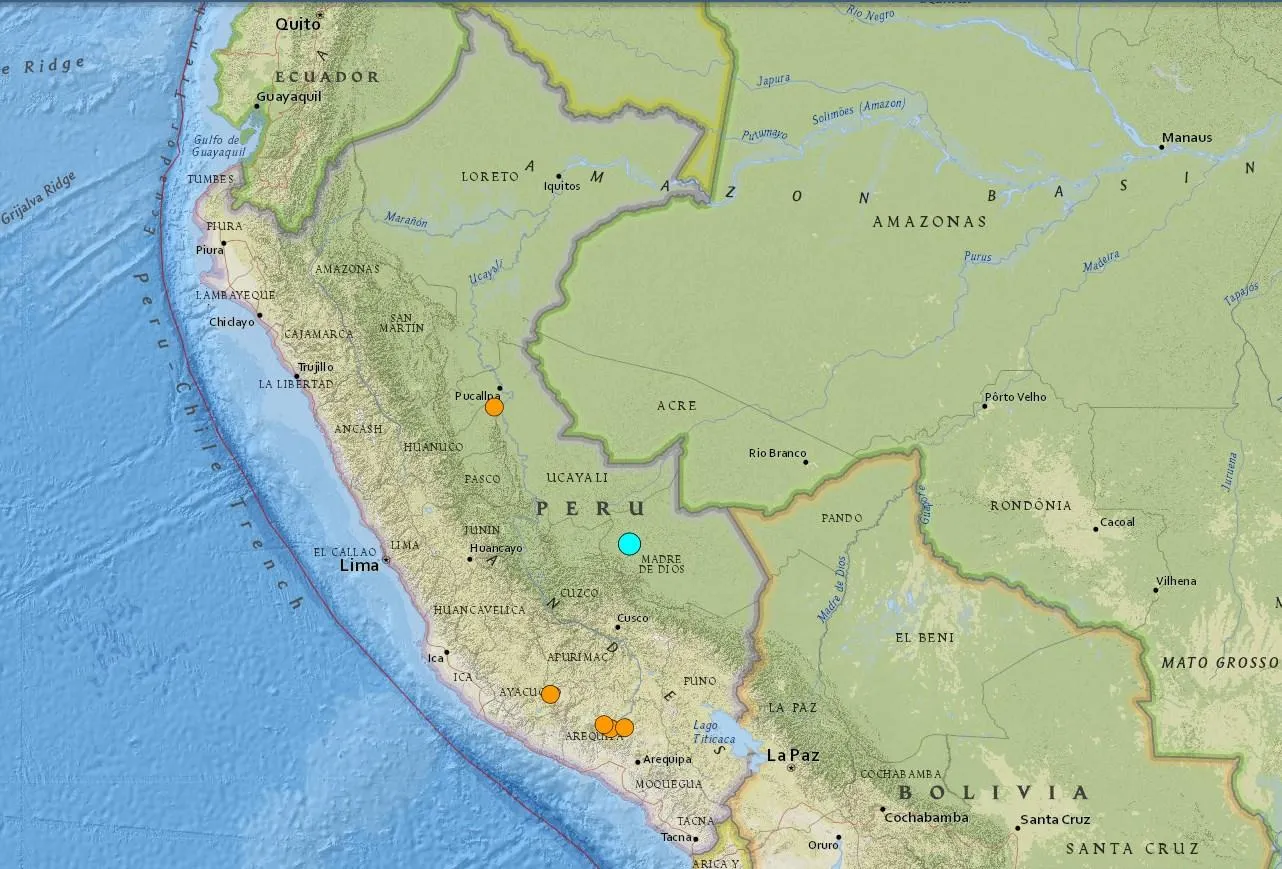 Землетрус в Перу 2021