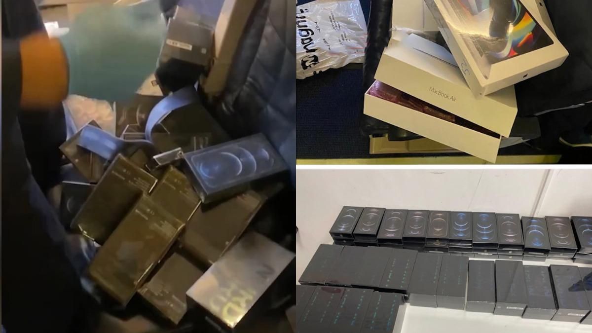 Apple замість сміття: у Борисполі зловили контрабандистів на новій схемі - Новини Борисполя - 24 Канал Apple замість сміття: у Борисполі зловили контрабандистів на новій схемі - Новини Борисполя - 24 Канал