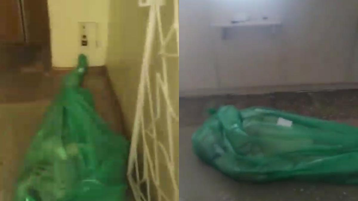 Тела лежат в коридорах: в сети показали видео из COVID-больницы оккупированного Донецка