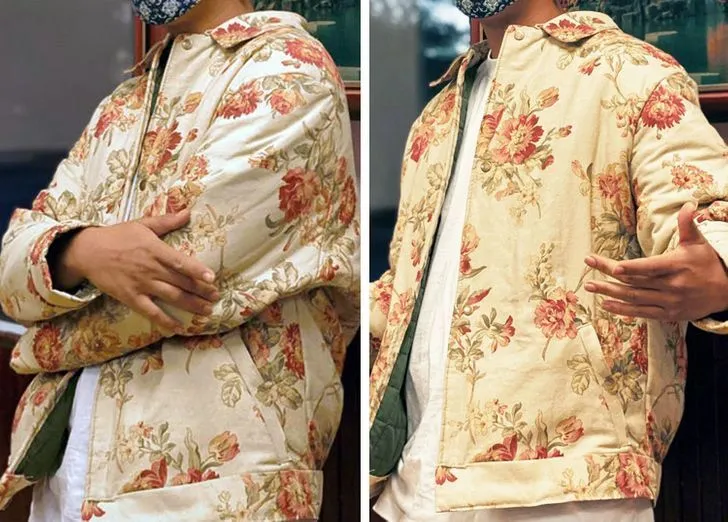 А это жакет с шторы и одеяла А это жакет с шторы и одеяла