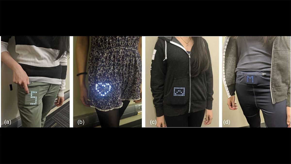Представлено технологию, которая превращает в дисплей любой вашу одежду Представлено технологию, которая превращает в дисплей любой вашу одежду