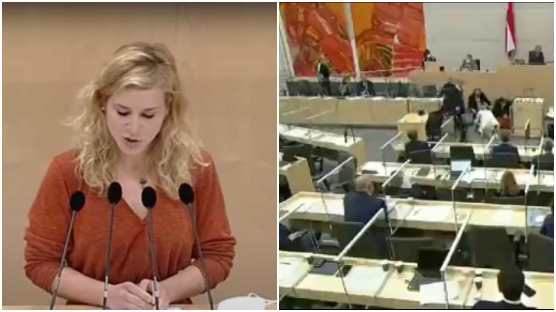 В Австрії депутатка знепритомніла, виступаючи на засіданні парламенту: відео впромови - 24 Канал В Австрії депутатка знепритомніла, виступаючи на засіданні парламенту: відео впромови - 24 Канал