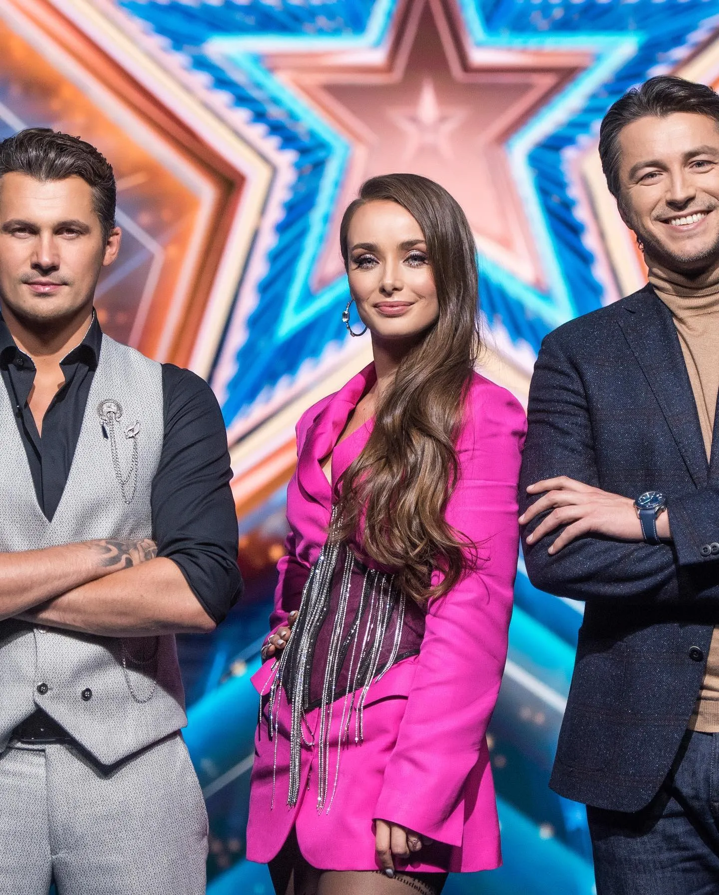 Ксенія Мішина з Євгеном Котом і Сергієм Притулою Ксенія Мішина з Євгеном Котом і Сергієм Притулою