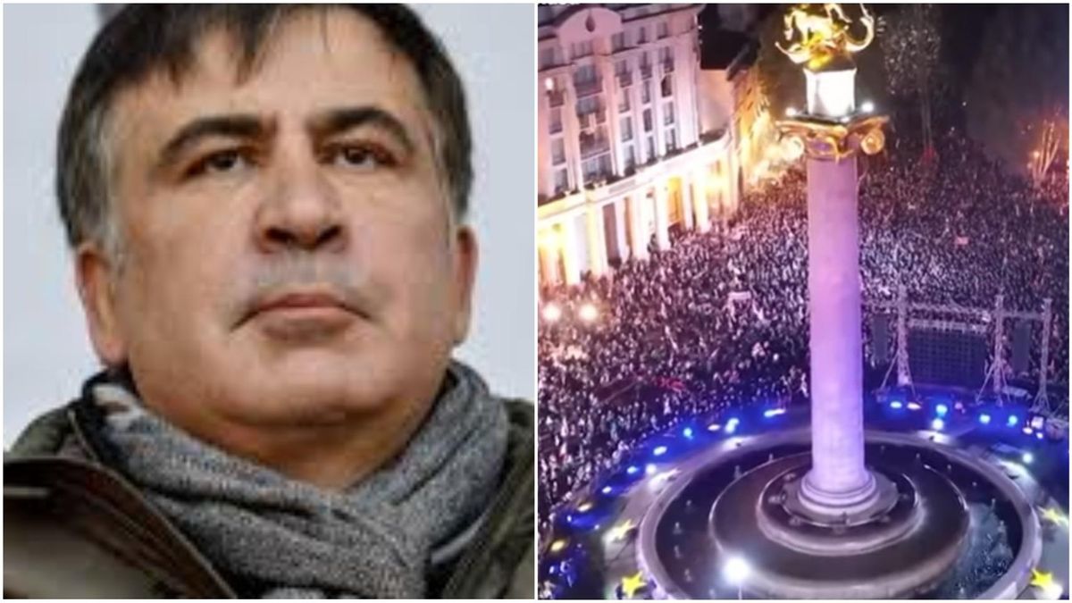 Многотысячная акция сторонников Саакашвили в Тбилиси завершилась мирно