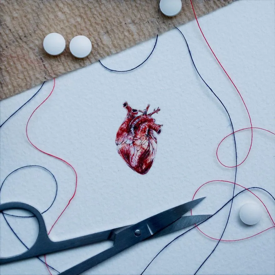 Дуже деталізоване серце Дуже деталізоване серце