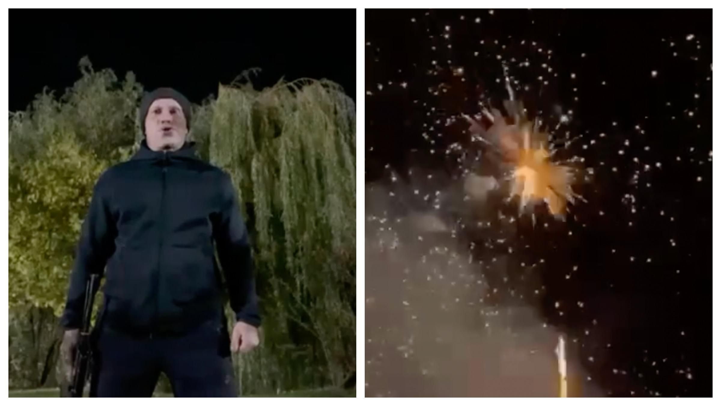 Кива з автоматом і салютом "відзначив" роковини вбивства Бандери - Україна новини - 24 Канал Кива з автоматом і салютом "відзначив" роковини вбивства Бандери - Україна новини - 24 Канал