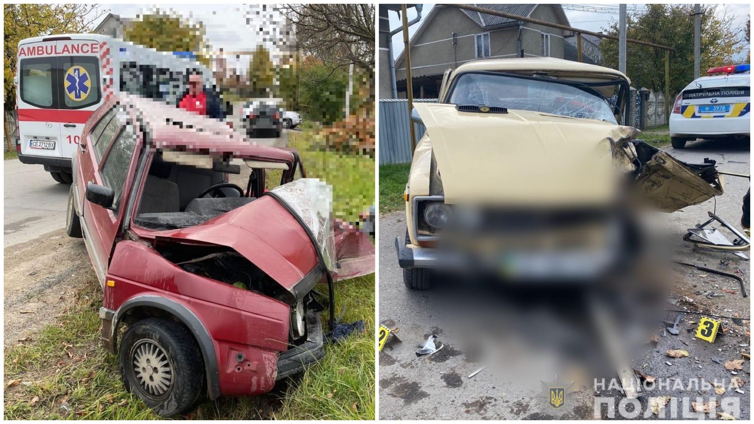 Авто превратились в лом: в Черновцах столкнулись легковушки, есть пострадавшие