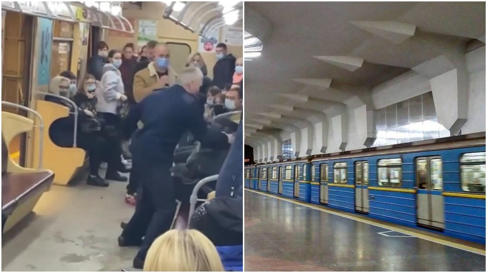 Машиниста метро в Харькове,  который избил пьяного пассажира, отстранили от работы