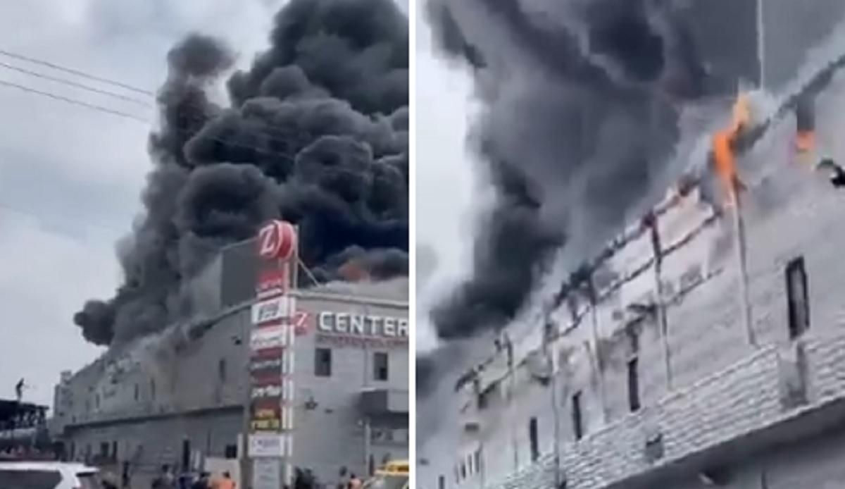 В ізраїльському ТРЦ спалахнула пожежа: частина будівлі впала, є постраждалі - новини Ізраїлю - 24 Канал