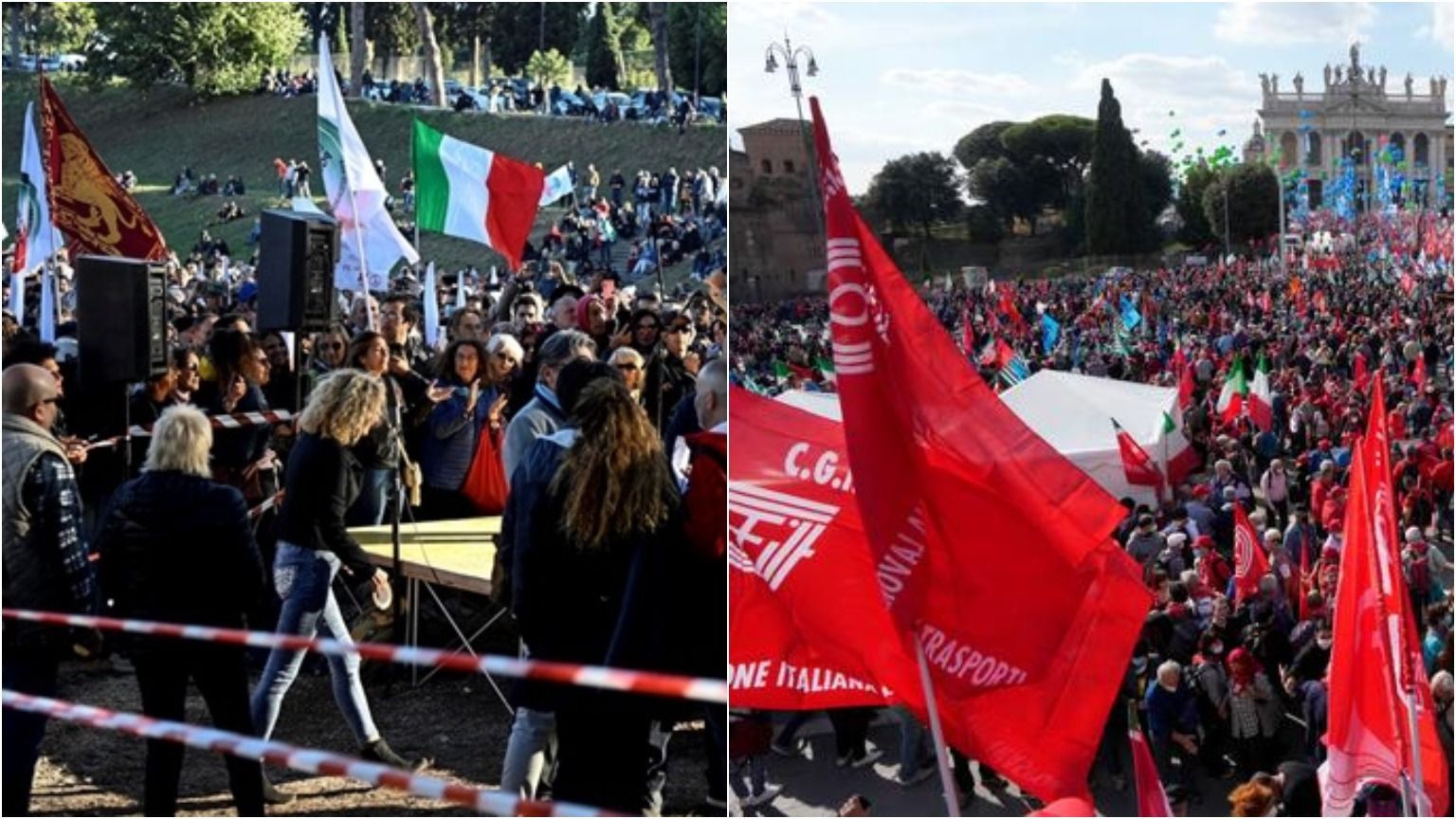 В Риме десятки тысяч итальянцев требовали запретить ультраправую партию