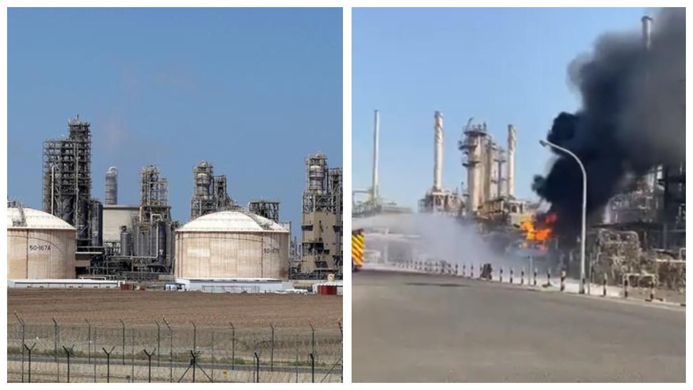 В Кувейте произошел крупный пожар на нефтеперерабатывающем заводе: есть пострадавшие