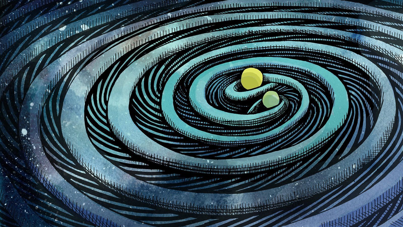 Сверхнизкочастотные гравитационные волны помогут понять развитие ранней Вселенной