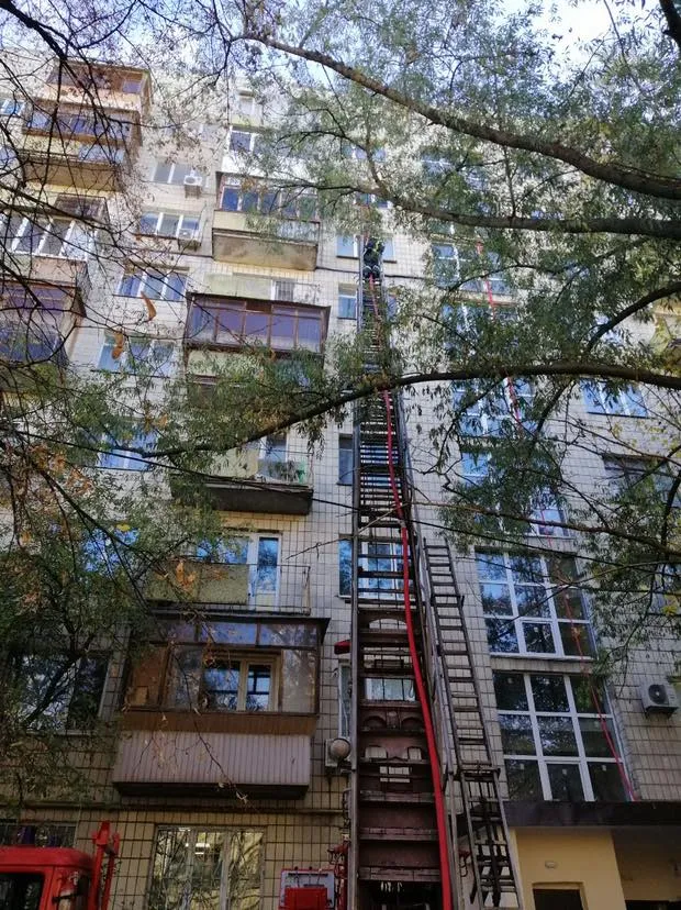 пожежа на Семашка у Києві