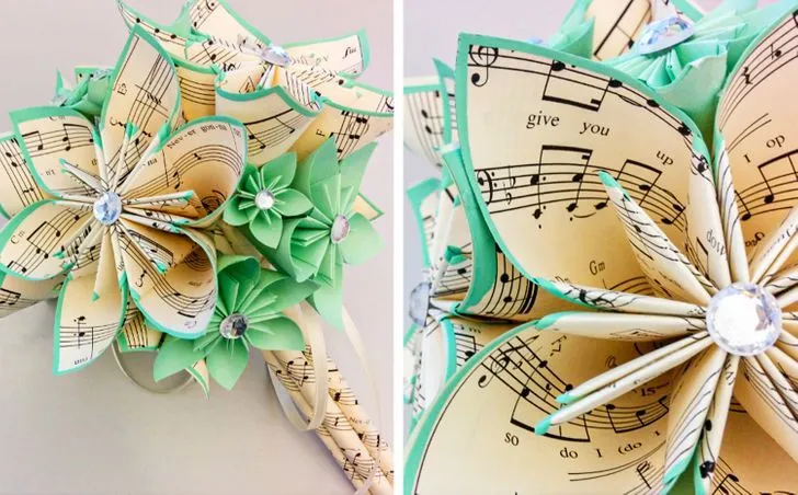 Оригінальний паперовий букет Оригінальний паперовий букет