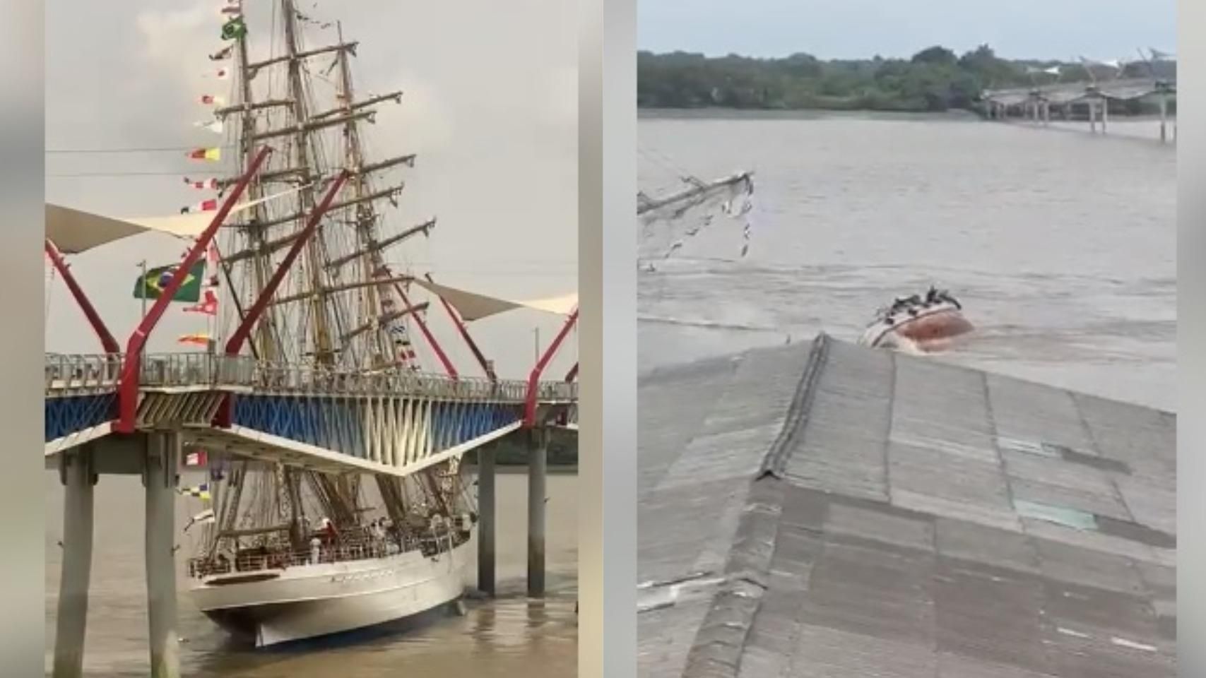 В Еквадорі вітрильник врізався у міст, а буксир, що йшов на порятунок, затонув: відео інциденту - 24 Канал В Еквадорі вітрильник врізався у міст, а буксир, що йшов на порятунок, затонув: відео інциденту - 24 Канал
