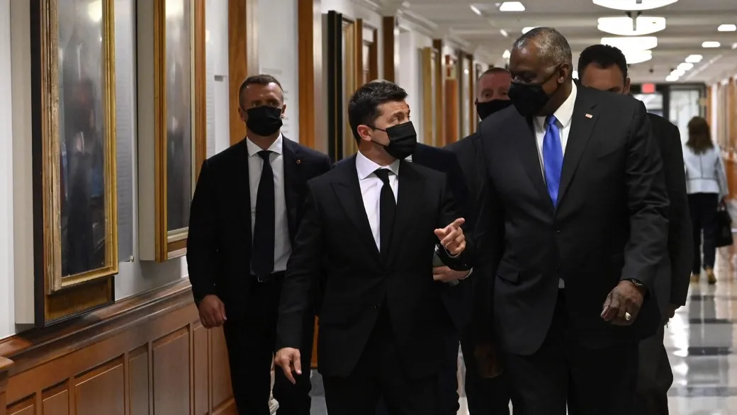 Зеленський й Остін Зеленський й Остін