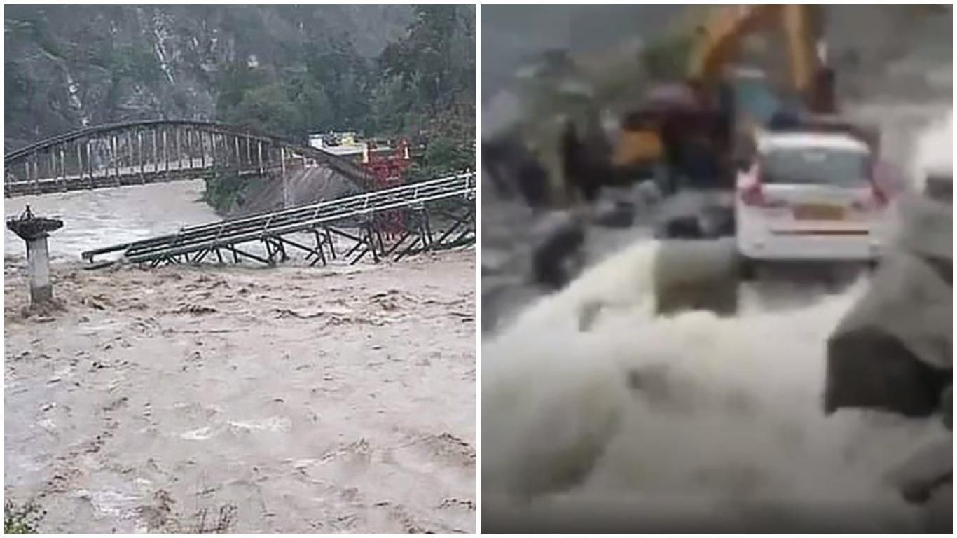 Разрушительные наводнения в Гималайском штате Индии унесли жизни почти полусотни человек