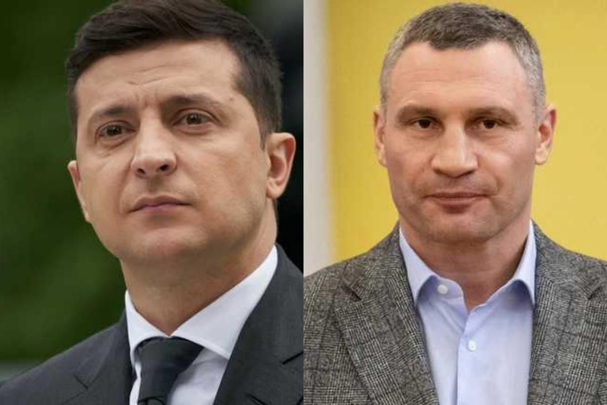 Кличко встретился с Зеленским на Банковой впервые за год Кличко встретился с Зеленским на Банковой впервые за год