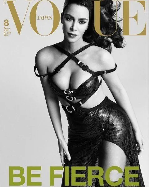 Кім Кардашян для обкладинок глянцю Vogue