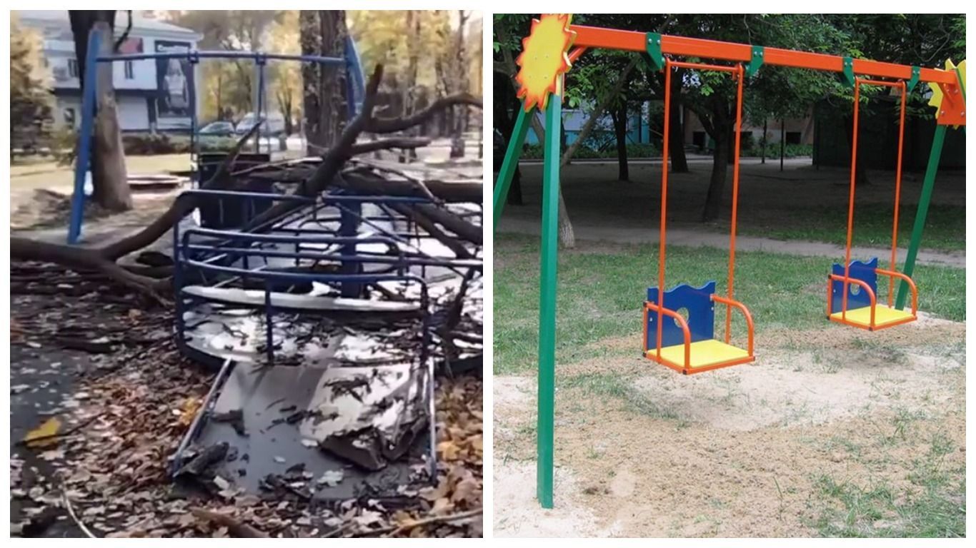 Каталась на качели: в Кривом Роге на 4-летнюю девочку упало дерево Каталась на качели: в Кривом Роге на 4-летнюю девочку упало дерево