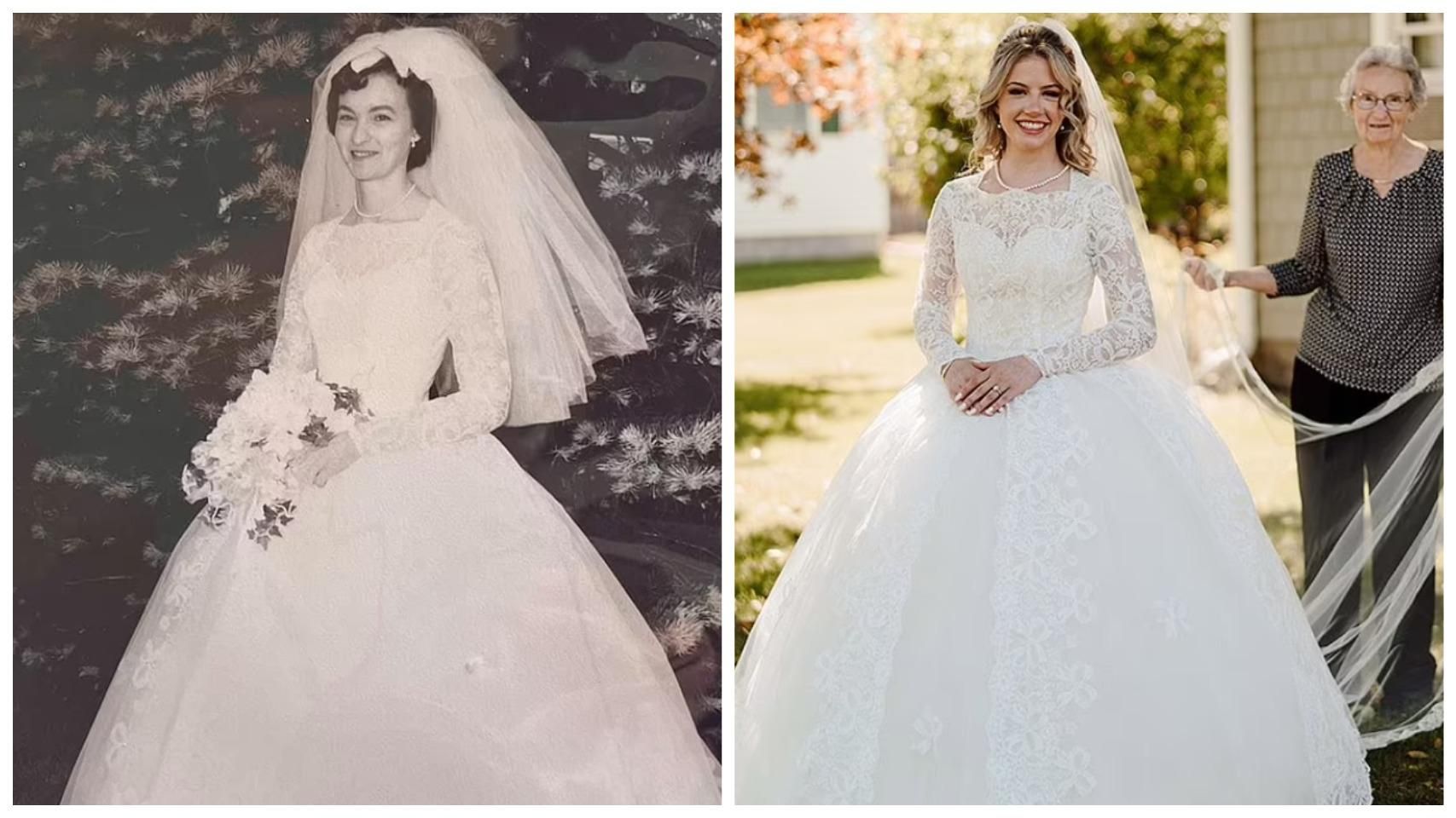 Знайшла у підвалі: дівчина вийшла заміж у весільній сукні, якій вже 60 років - Life