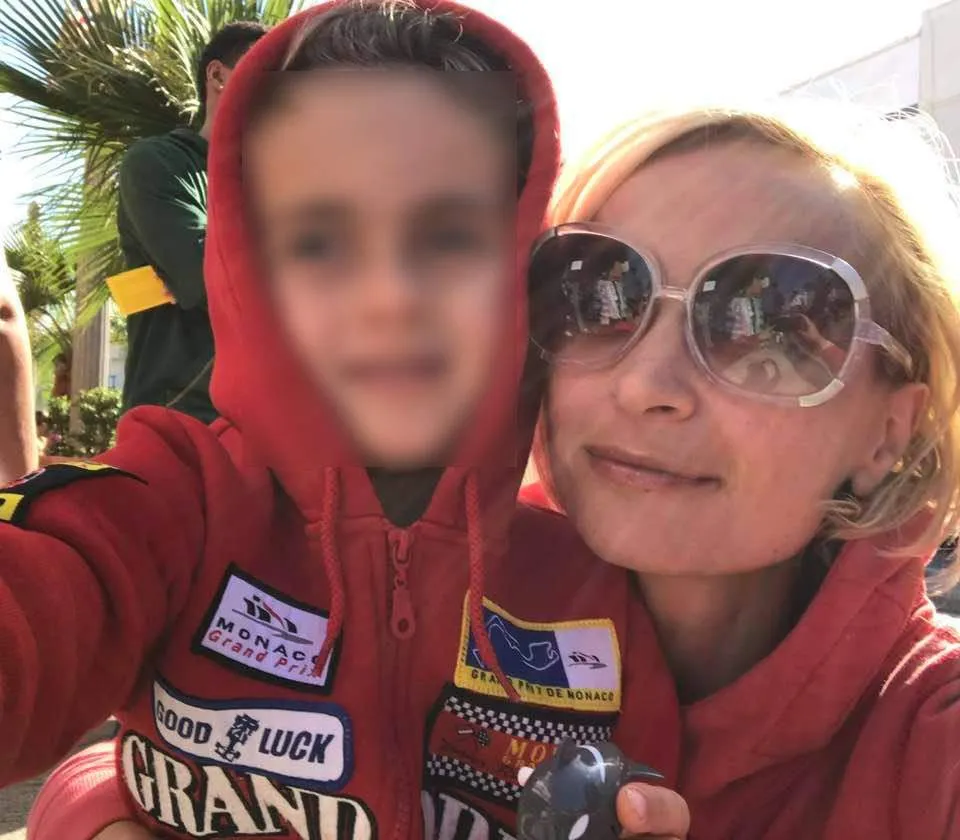 Галина Гатчінс з сином Галина Гатчінс з сином