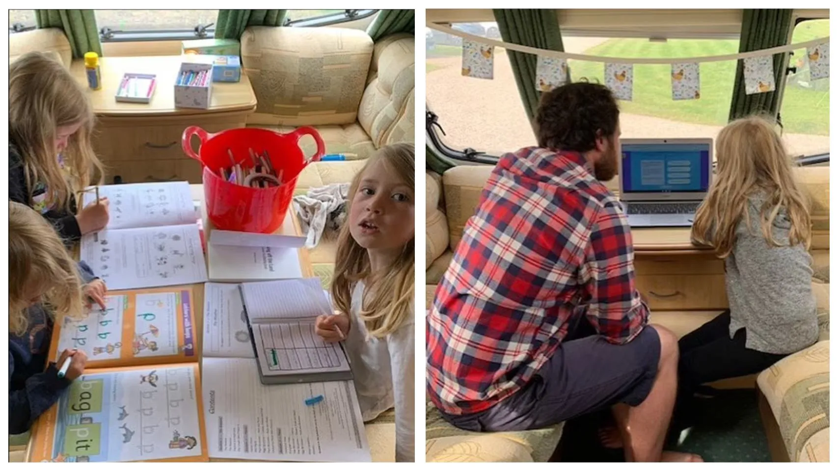 Доньки подружжя не ходять до школи, а навчаються вдома Доньки подружжя не ходять до школи, а навчаються вдома