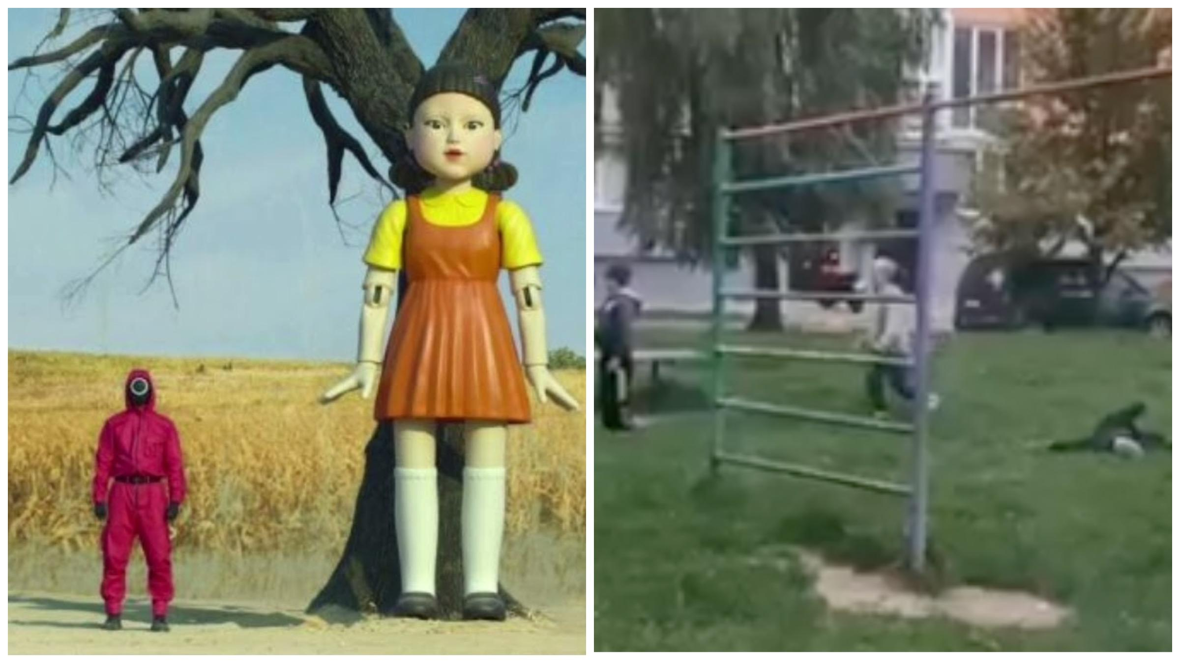 У Луцьку діти копіюють "Гру в кальмара" та "вбивають" одне одного: відео - Україна новини - 24 Канал