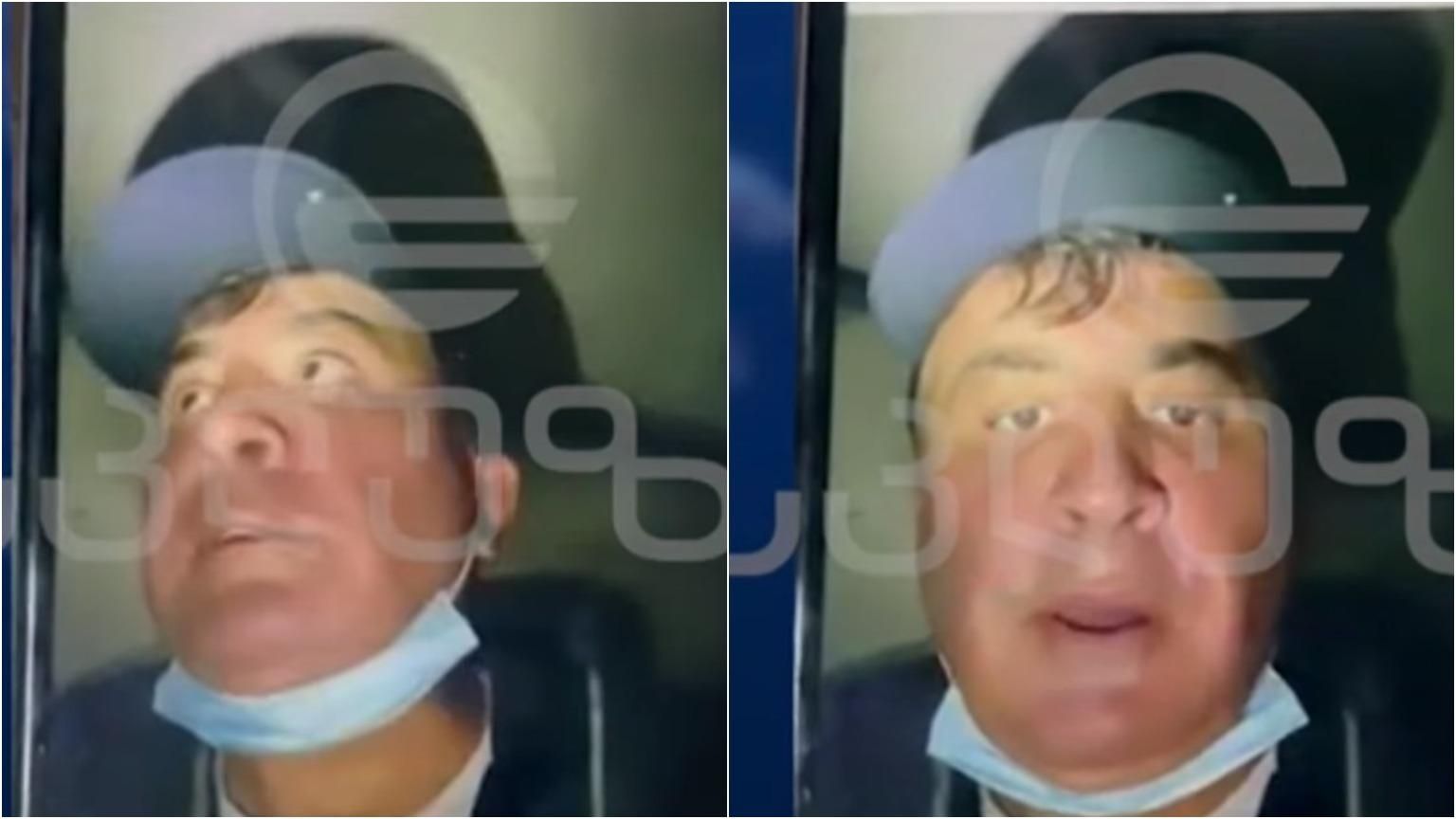 В контейнере с молочными продуктами: Саакашвили записал видео о своем якобы похищении В контейнере с молочными продуктами: Саакашвили записал видео о своем якобы похищении