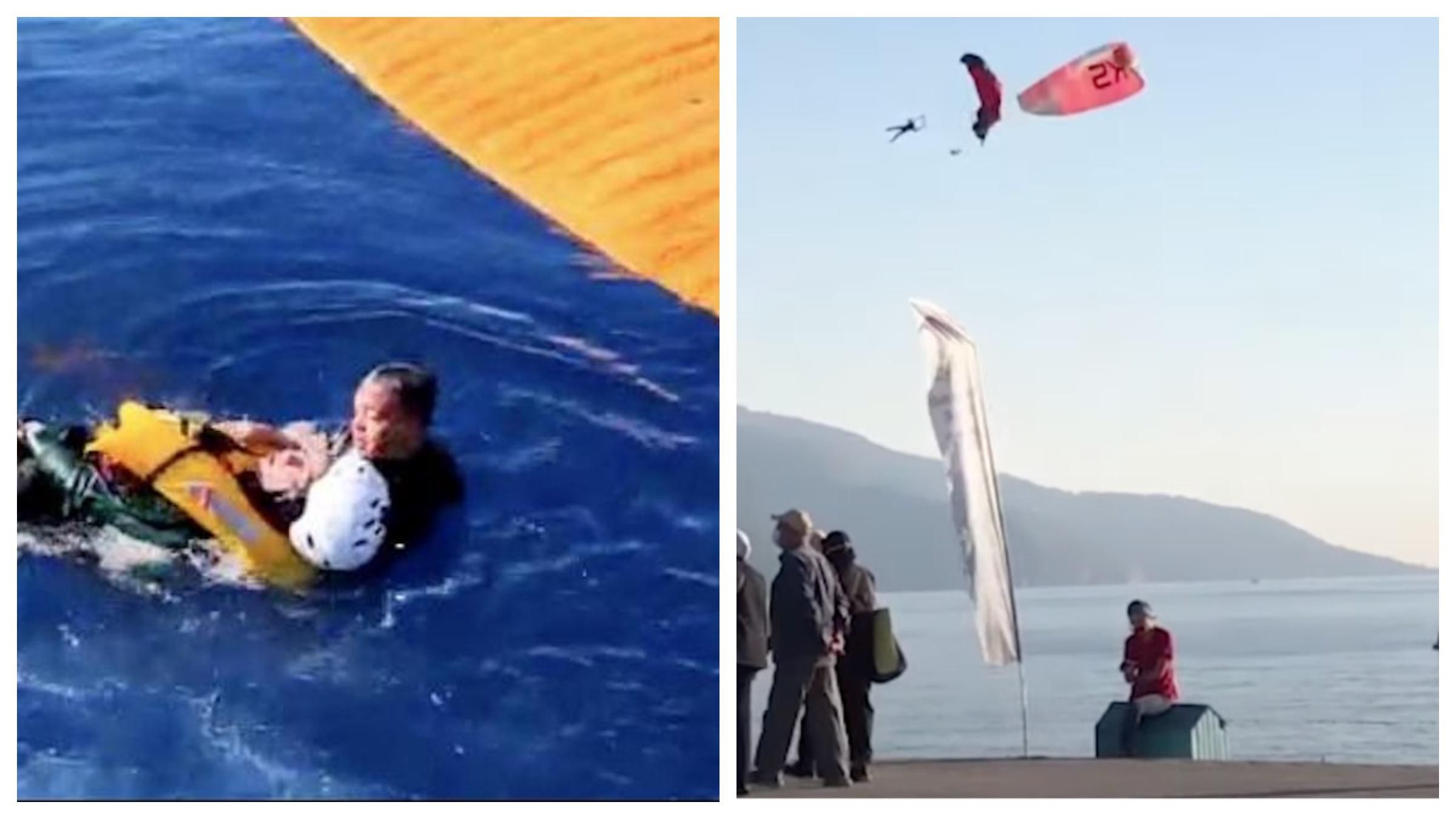 Сорвалась с парашюта: на фестивале в Турции в море упала украинка - Украина новости - 24 Канал