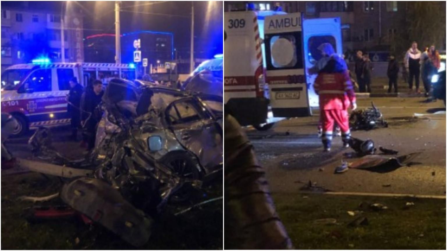 Брухт і тіла розкидані по дорозі: у Харкові сталася смертельна ДТП – фото та відео аварії - Гарячі новини - 24 Канал