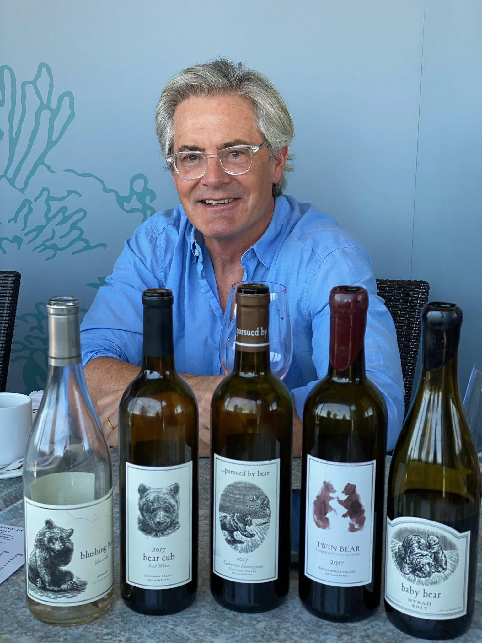 У лінійці від відомого актора – три вина У лінійці від відомого актора – три вина