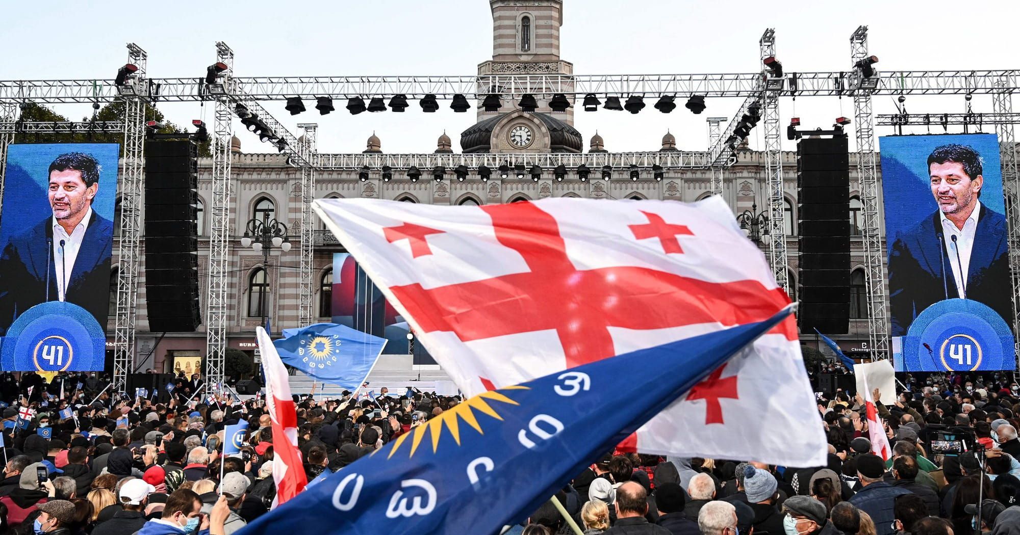 Грузинська опозиція не визнала офіційні результати виборів та оголосила "мирну революцію" - Грузия новости - 24 Канал Грузинська опозиція не визнала офіційні результати виборів та оголосила "мирну революцію" - Грузия новости - 24 Канал