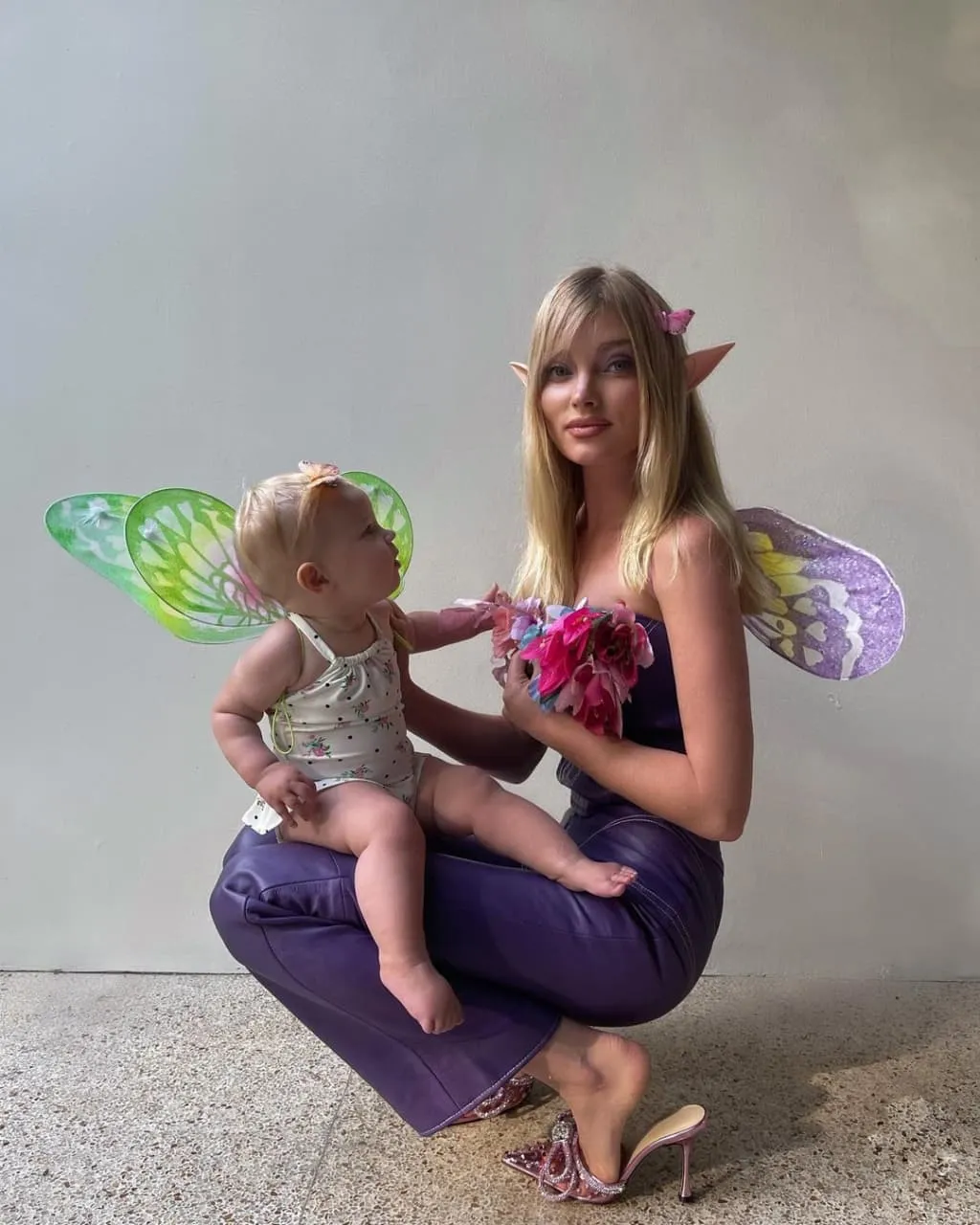 Казковий образ Ельзи Госк і її доньки Тууліккі / Фото з інстаграму моделі