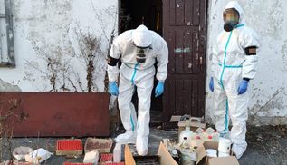 На Полтавщине обнаружили нелегальный состав отравляющих веществ: фото находки