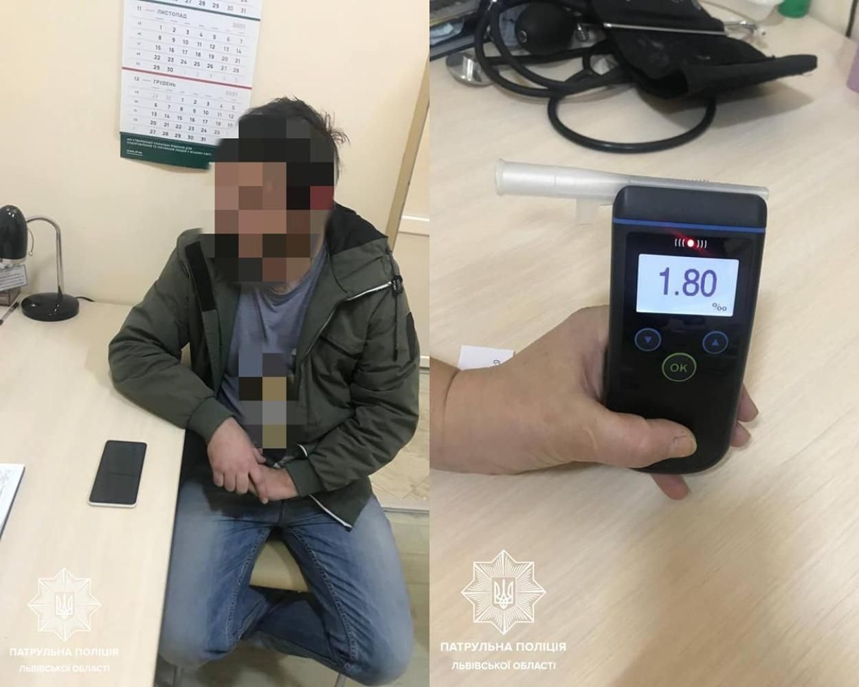 Алкоголя в 9 раз больше нормы: в центре Львова очень пьяный водитель влетел в Porsche Cayenne Алкоголя в 9 раз больше нормы: в центре Львова очень пьяный водитель влетел в Porsche Cayenne