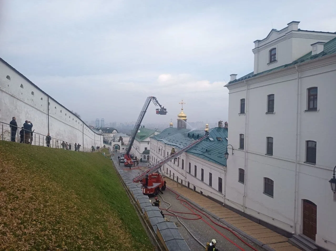 Пожежа у Києво-Печерській лаврі