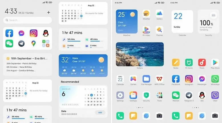 Деталі нового інтерфейсу MIUI 13 Деталі нового інтерфейсу MIUI 13