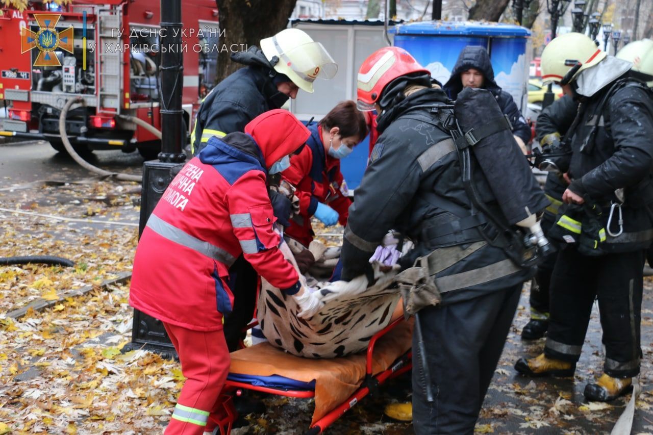 В центре Харькова горел жилой дом: эвакуировали 6 человек