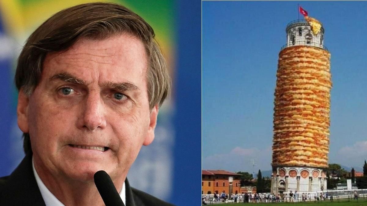 Президент Бразилії Жаїр Болсонару назвав Пізанську вежу "вежею з піци": мережа вибухнула мемами